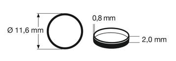 fleischmann 648001 traction tyre 1 (pcs/stuks/Stück) , H0., Overige merken, Gelijkstroom, Verzenden, Overige typen
