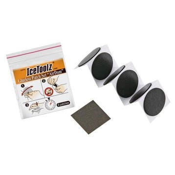 Zelfklevende bandenplakkers AirDam IceToolz - 6 stuks, Fietsen en Brommers, Fietsaccessoires | Fietsgereedschap, Verzenden, Nieuw
