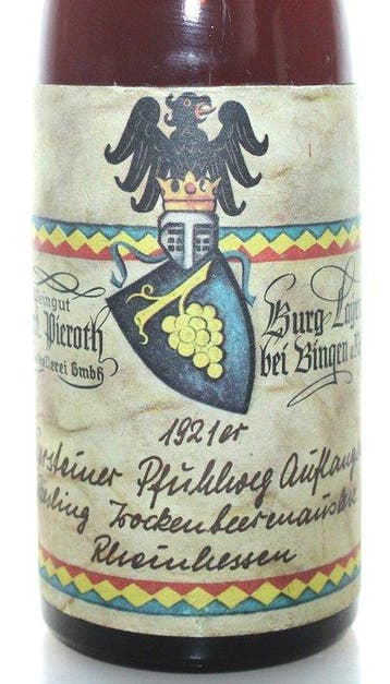 1921 Niersteiner Pfuhlweg - Auflangen Riesling, Verzamelen, Nieuw