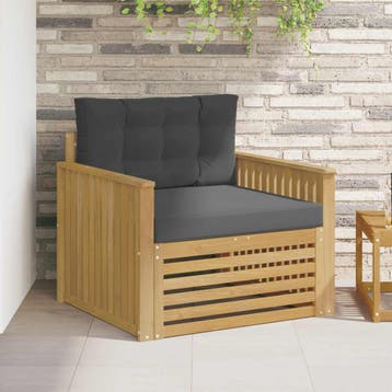 vidaXL Buitensofa Polyester Wit, Verzenden
