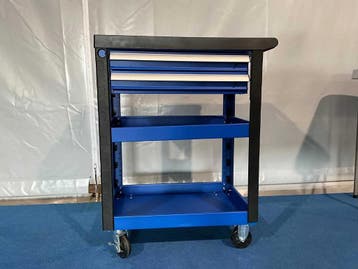 Gereedschapswagen Gereedschapskist 2 Lades 76x46x94cm, Bricolage & Construction, Ventilation & Extraction, Ophalen of Verzenden