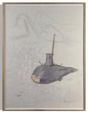 Panamarenko (1940-2019) - Panamarenko Offsetprint “Nova, Antiek en Kunst