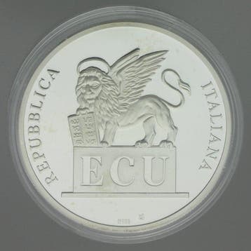 Italië. Ecu Galileo Argent PROOF 1993 (Zonder minimumprijs)