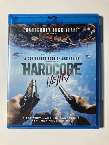 HARDCORE HENRY (BLURAY), Gebruikt