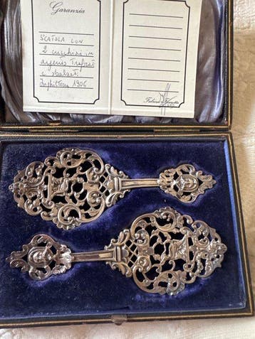 Cuillère à baies - Argent, Antiquités & Art