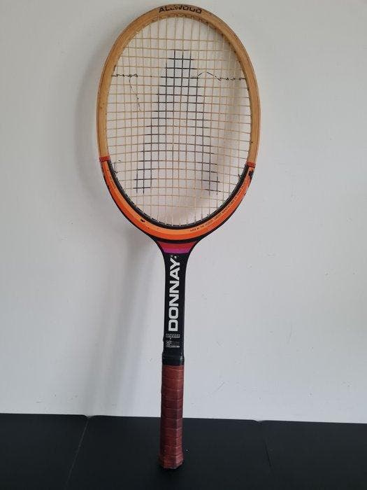 4 vintage houten tennisrackets: Donnay - Rucanor - Snauwaert, Collections, Collections Autre