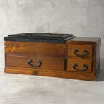 Asbak - IJzer, Hout - Wabi-Sabi Handgemaakt