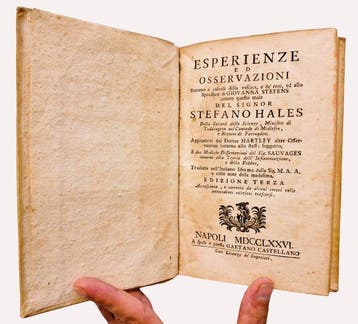Hales - Esperienze ed Osservazioni Intorno ai Calcoli della, Antiek en Kunst