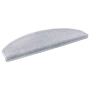 vidaXL Zelfklevende trapmatten 15 pcs Lichtgrijs 80 x 24,5 x, Verzenden, Nieuw