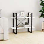 vidaXL Boekenkast met 2 schappen 80x30x70 cm bewerkt hout, Huis en Inrichting, Verzenden, Nieuw