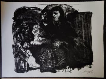 Alfred Hrdlicka (1928-2009) - Portraitstudie Barbara