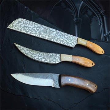 Keukenmes - Utility knife - Vintage professionele stijl