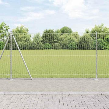 vidaXL zeshoekig gaashek met betonnen voetstuk 50 x 1,2 m, Verzenden