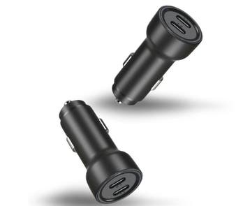 DrPhone QC15 Autolader 65W – Dual USB-C PD Snellader – Voor, Verzenden