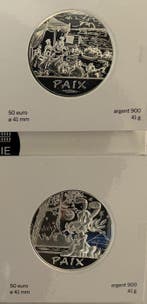 Frankrijk. 10 Euro / 50 Euro 2015 Astérix (26 monnaies)