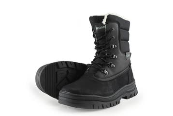 Rieker Veterboots in maat 42 Zwart, Verzenden, Zwart, Boots, Zo goed als nieuw