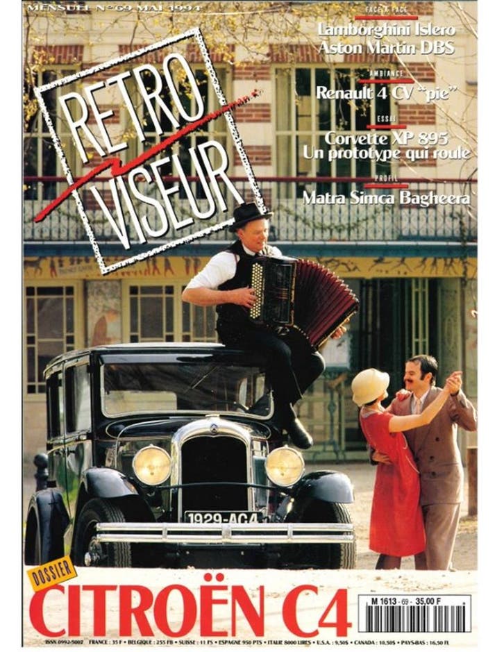 1994 RETROVISEUR MAGAZINE 69 FRANS, Boeken, Auto's | Folders en Tijdschriften, Ophalen of Verzenden