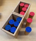 Montessori Gehoorkokers (rond, zie foto), Verzenden