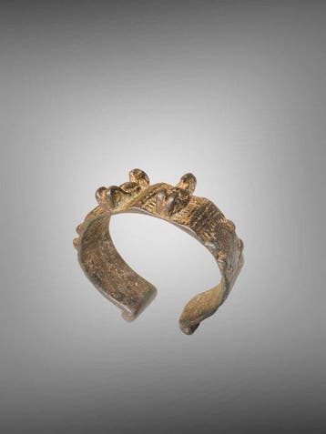 Armband met dieren – Dogon - Prachtige bronzen armband. -