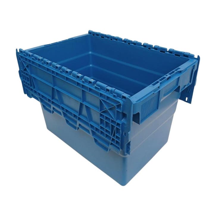 Distributiebak 600x400x416 mm euronorm blauw kunststof, Zakelijke goederen, Kantoor en Winkelinrichting | Magazijn, Stelling en Opslag