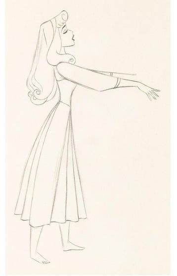 Walt Disney - Briar Rose-animatietekening Once Upon a, Verzamelen, Nieuw