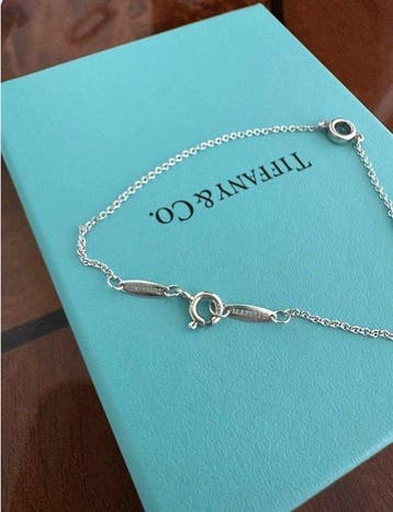 Tiffany & Co. - Bracelet Argent - Aigue-marine