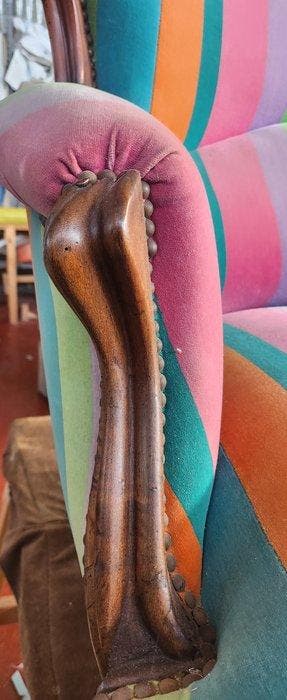 Canapé - hard hout, Antiek en Kunst