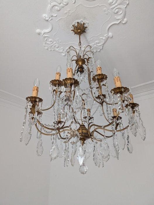 Kroonluchter - Kristal, Antiek en Kunst, Antiek | Overige Antiek