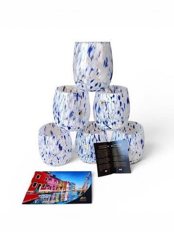 MurArt - Drinkset (6) - Glas - Murrine Millefiori