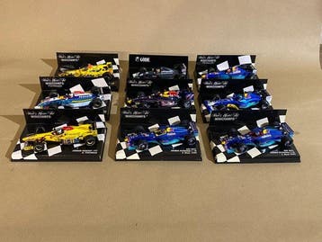 Minichamps 1:43 - Modelauto (9) - SAUBER + JORDAN + Red
