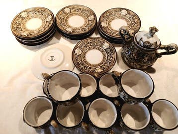 Capodimonte - Koffieservies voor 12 (25) - Porselein,