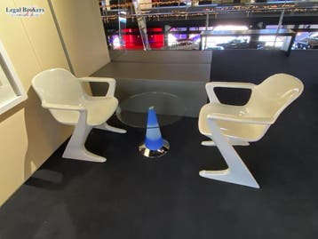 2x Z Chair - Ernst Moeckl - 60s - White, Antiek en Kunst, Ophalen of Verzenden