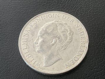 Nederland. Wilhelmina. 2 1/2 Gulden 1938 (Zonder