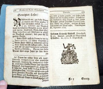Rudolff, Johann Heinrich - Elementa Amalgamationis, oder
