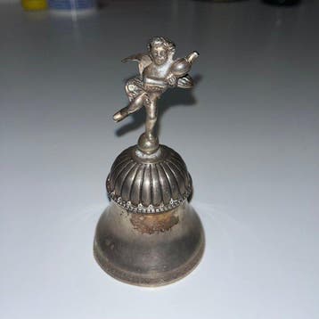 Sonnette dappel - Clochette avec putto et dauphin - Italie
