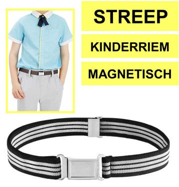 Fako Fashion - Kinderriem Elastisch Magnetisch - Elastische, Kleding | Dames, Riemen en Ceinturen, Verzenden, Nieuw