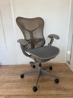 Bruine Refurbished Herman Miller Mirra Bureaustoel, Bruin, Verzenden, Zo goed als nieuw, Bureaustoel