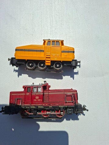 Märklin H0 - 3056 en een 3075 - Locomotive diesel (2) - Les, Hobby en Vrije tijd, Nieuw