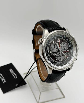 Citizen - Eco-Drive World Time Chronograph - Zonder, Nieuw