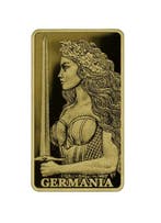 Duitsland. Gold Bar 2026 Germania Mint Gold Stamped Bar