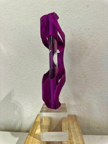 Guido Moretti (1947) - sculptuur, Senza Titolo - 30 cm -