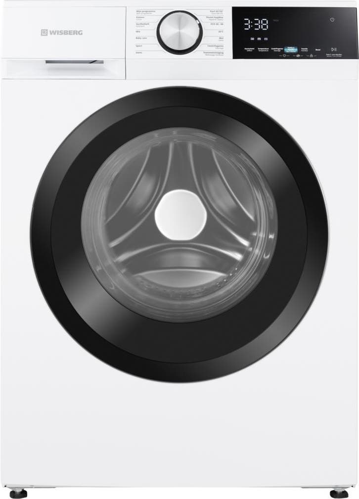 Wisberg Wbwm1a3w8nb - Wasmachine - 8 kg - 1400 tpm -, Elektronische apparatuur, Wasmachines, Ophalen of Verzenden