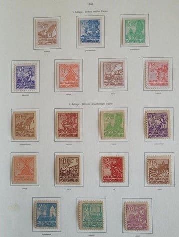 Allemagne - Zones postales locales 1945/1949 - Timbres-poste, Postzegels en Munten, Postzegels | Europa | Duitsland, Gestempeld