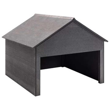 vidaXL Overkapping voor grasmaaier 80x80x70 cm HKC, Verzenden, Nieuw