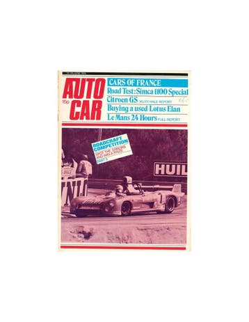 1974 AUTOCAR MAGAZINE 4053 ENGELS, Ophalen of Verzenden
