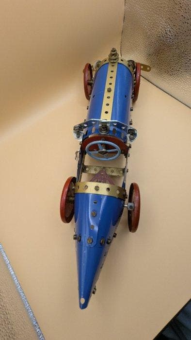 Meccano - Model sportwagen - Meccano Constructed Car, Antiquités & Art, Antiquités | Jouets
