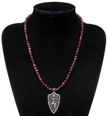 Ketting Aartsengel Sint-Michaël – Grenaat – Bescherming