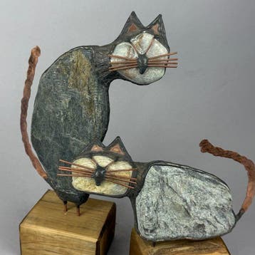 Jacek Drzymaa ( XX- XXI) - 2 BIG CATS - hand made