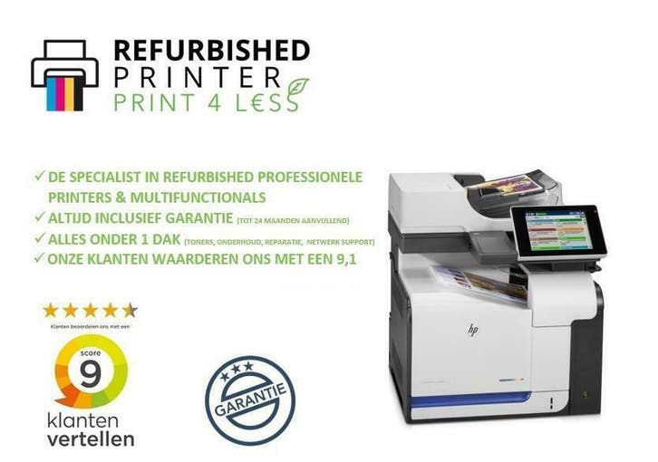 HP M575 Kleuren 3 in 1 Nw €2845 NU Refurb va. €599 Garantie, Computers en Software, Printers, Draadloos, PictBridge, Laserprinter