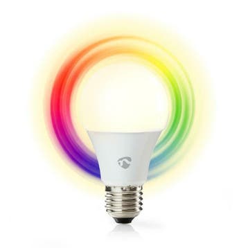 Wi-Fi LED Smart lamp E27 6W 220V RGB full colour + Warm, Verzenden, Nieuw, E27 (groot)